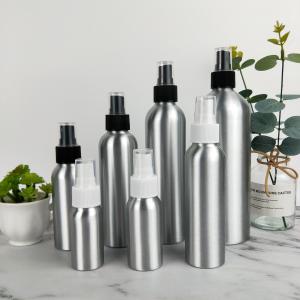 Quality Customized Label Empty 100ml 200ml 300ml 500ml 1000ml Aluminum Bottles Spray Fine Mist Lid for Lotion Shampoo Essential Oil wholesale