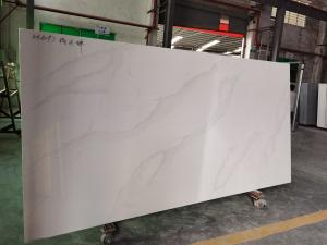 Quality White Engineered Artificial Quartz Stone Solid Surface 3200*1800mm wholesale