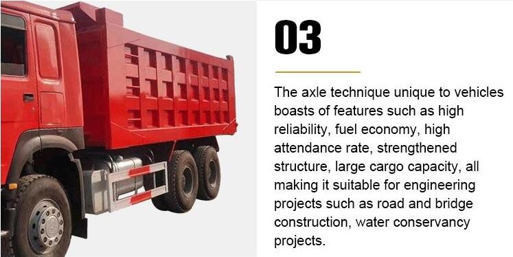 Heavy Duty Used Howo Dump Truck , Howo Ten Wheeler Dump Truck