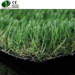 Landscape Artificial Grass Yarn / Fake Green Grass 25mm Pile Height