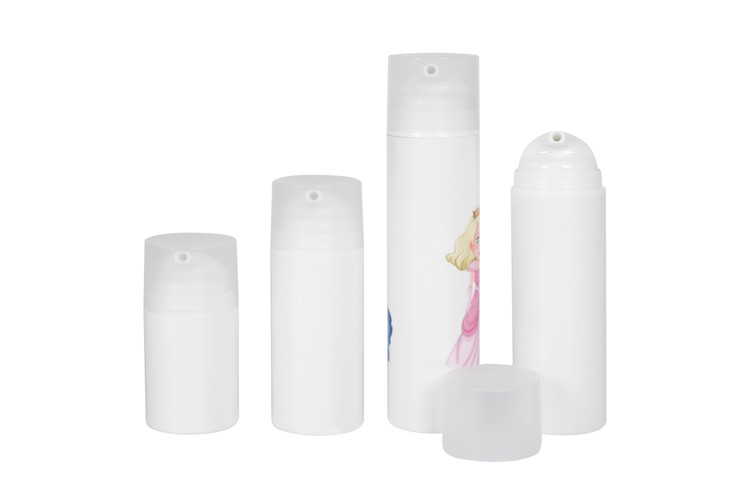 30ml 50ml 75ml 100ml 120ml 150ml 200ml PP White Airless Bottle for Hand / Face / Body Personal Care UKA19-C
