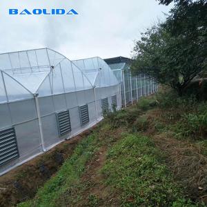 Quality Reinforced Plastic Sheeting Greenhouse For Tropical Climate Prefabricated wholesale