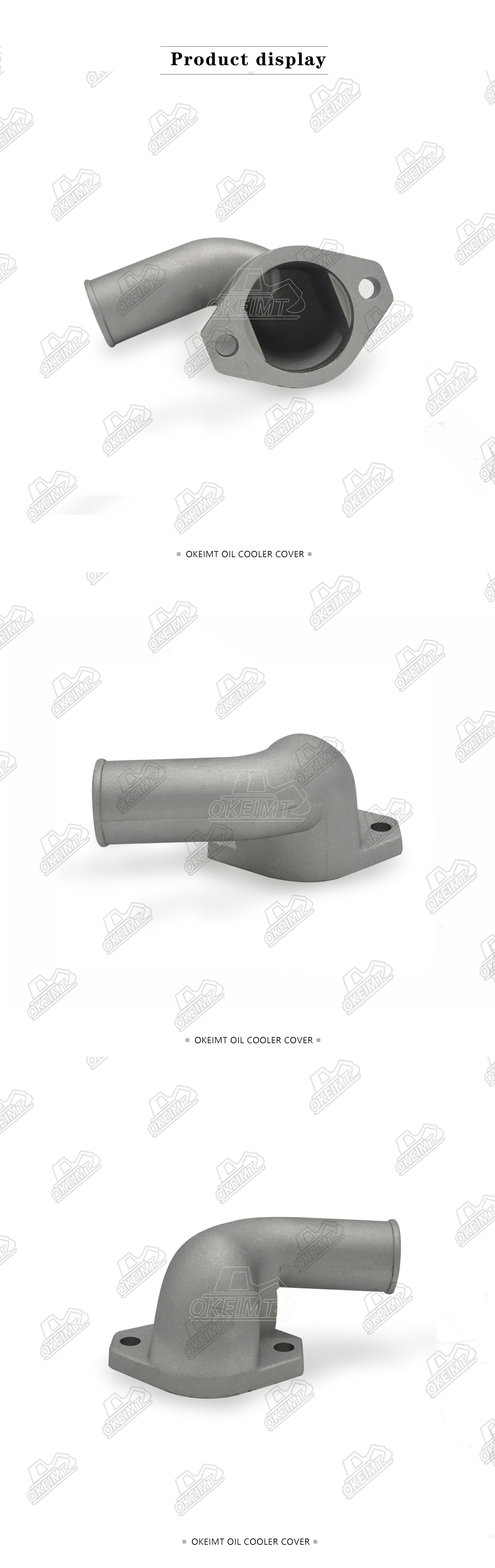 6204-11-6430 Thermostat Seat With Komatsu Engine S4D95LE S6D95L SA6D95L 6D95 4D95L
