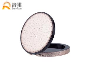 Quality Pink Round Empty Compact Powder Case Colorful Custom For Cosmetic Makeup wholesale