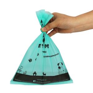 Quality Leak-Proof Printed Biodegradable Poop Bags Dog Waste Bag with Dispenser wholesale