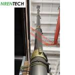 15m mobile pneumatic telescopic mast 350kg payloads for mobile telecom cell