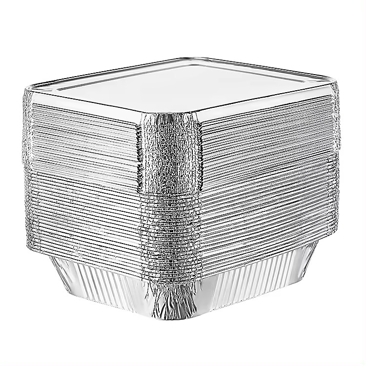 Disposable Pan Alu Foil Containers 800ml Disposable Baking Sheets