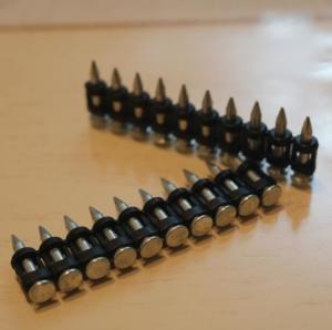 Quality Galv Concrete Nail Pins Black Strip Gas Tool Drive Pins 16-38 Mm Length wholesale