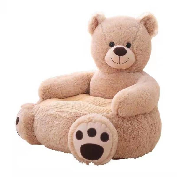 60cm Cute Cartoon Kids Plush Chairs Boy Girl Kindergarten Baby Stuffed Animal