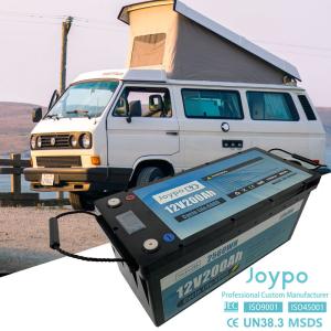 Quality Rechargeable 12V LiFePO4 Lithium RV Battery 100Ah 200Ah For Camper Trailer wholesale