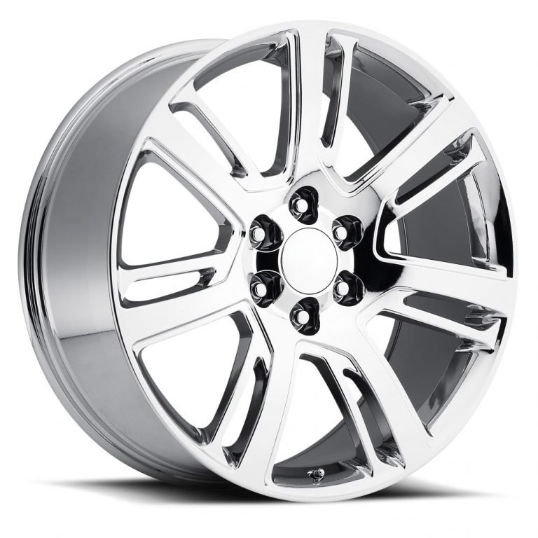 24 Inch 4738 Chevy Avalanche Replica Wheels Chrome Rims 24x10 6x139.7 6x5.50