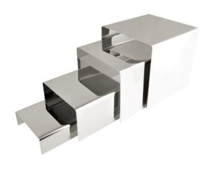 Quality White Stainless steel buffet display stand SHKT-7022,metal buffet wholesale