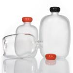 Airtight Freezer Safe Juice Bottles Kombucha Glass Bottles Square