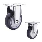 300lbs Capacity 5 Inch Polyurethane Wheels , ISO9001 Industrial Polyurethane