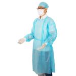 Waterproof Non Woven Disposable Surgical Gowns Blue CE ISO