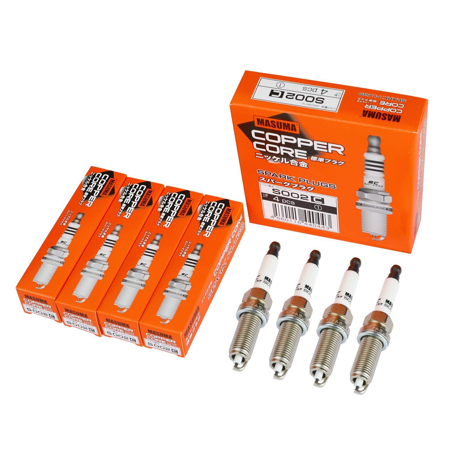 S002C MASUMA Auto Spark Plug for Toyota PRIUS LZKAR7A 1625935480 8671016890 8200322273