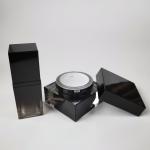 Eco Friendly Acrylic Square Cosmetic 30ml 50ml Lotion Pump Bottle 30g 50g Cream