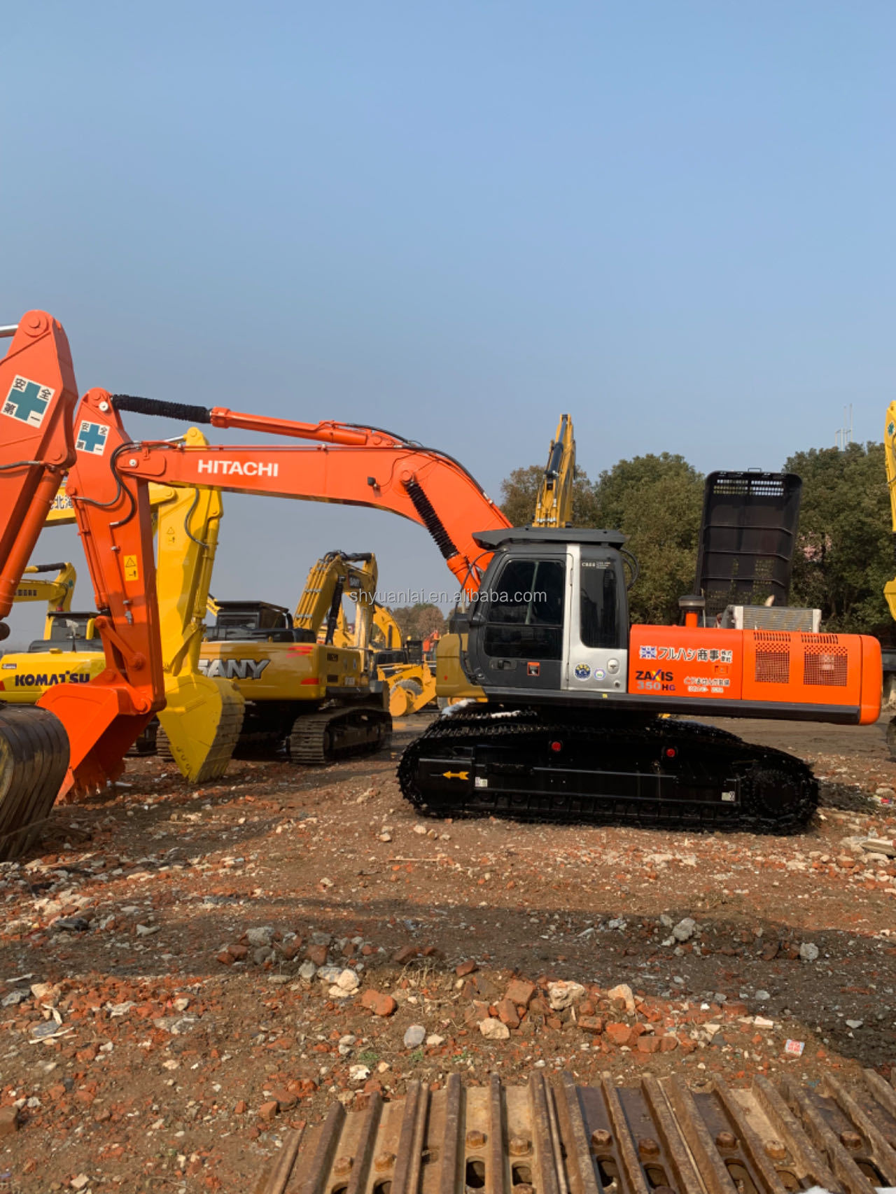 High Comfort and Safety at Its Best Hitachi Excavator ZX350HG Used for High Precision
