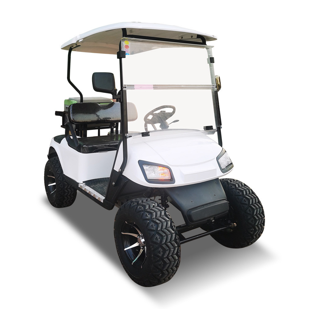 Automatic Lightweight 2 Seater Golf Cart New Style Long Range 4 Wheel Golf Buggy