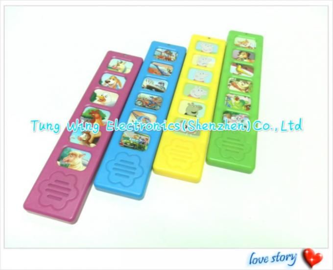 UV Varnishing Baby Sound Books 6 Buttons ABS Sound Recording Module