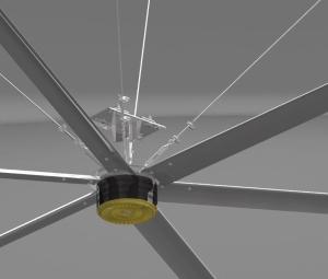 Quality CE Certified 24FT Diameter House Hanging Fan for Air Cooling in Residential and Commercial Spaces wholesale