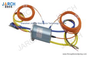 Quality 56MM Electro Optical Slip Ring / Fiber Optic Slip Ring With Stainless Steel Housing wholesale