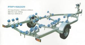 Quality Foldable Inflatable Fiberglass RIB Boat Trailers 6.46m * 2.2m FRPYS600R wholesale