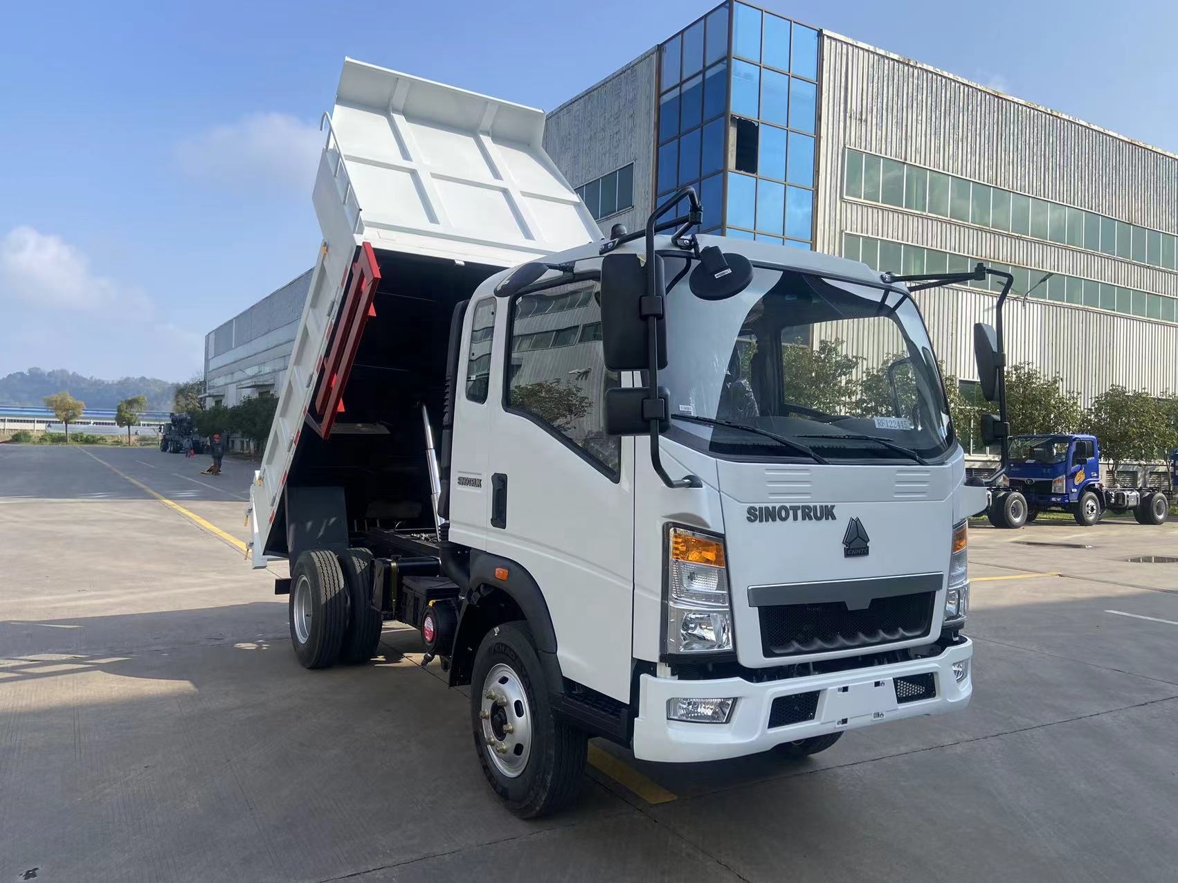 ISUZU Chassis Small Dump Truck 5Tons 6Tons mini Tipper Truck 4X2 Cargo Truck Light with factory price
