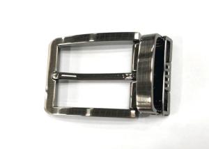Quality Single Prong Pin Buckle Replacement For 1.38 Inches (35mm) Wide Strap With Brushed Gunmetal Color Zinc Alloy wholesale