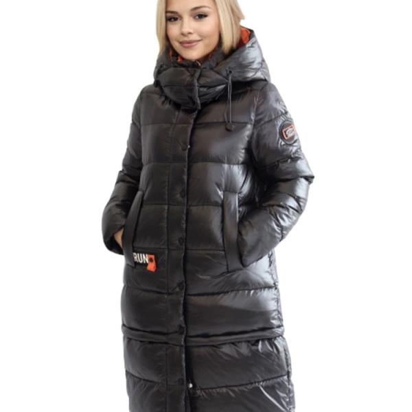 FODARLLOY Cold Weather Women's Long Sleeves Coats Windproof Jacket Casual Cotton