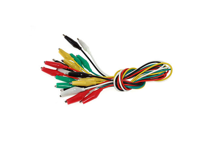 Metal Crocodile Clips Electrical Alligator Clips With Lead Wire