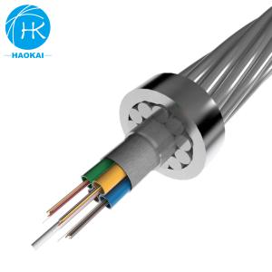 Quality 48core 144core OPGW Fiber Cable Outdoor Power Cable Overhead Pipe Through wholesale