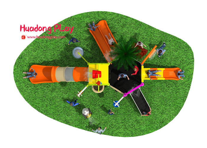 Free Design Aqua Park Equipment , OEM Water Theme Park Equipment UV Resistant