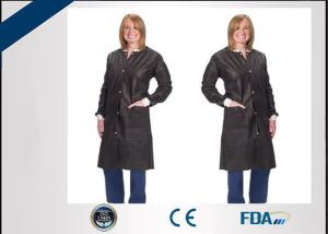 Quality Latex Free Disposable Lab Coats , Anti Static Non Woven Clean Room Lab Coats wholesale