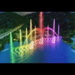 2D 3D Nozzle Digital Swing Fountain Music Water Fountain