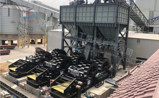 Small Capacity Silica Wheel Sand Washing Machine Mining Industry Applied