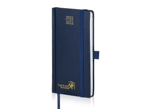 Quality 4.25'' X 6.75'' Student Weekly Calendar Planner Navy Blue PU Cover wholesale