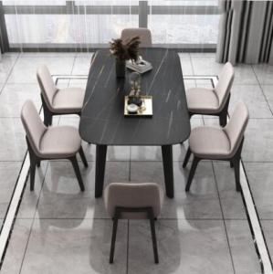Quality Nordic Minimalist Wood Dining Table Light Luxury Modern For 6 People wholesale