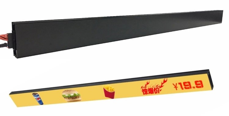 3840Hz P1.25mm Creative LED Display COB Shelf Led Screen For Price Tag