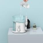 White Tank Water Flosser With Food Grade ABS Nozzle For Oral Care