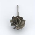 GT2052V GTA2052V turbine wheel shaft for 434883-0015 710415-0001 710415-0002 for