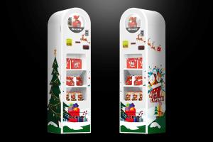 Quality Christmas Automatic Vending Machine , MDB Cookie Vending Machine wholesale