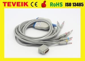 Quality Kenz EKG Cable for ECG 108/110/1203,1205 10 lead wire DB 15 PIN wholesale