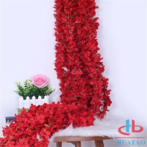 Quality Decoration Artificial Flower Wall For Decoration , Fake Red Roses wholesale