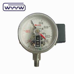 Quality 60mm Black Steel Air Standard Electric Contact Pressure Gauge wholesale
