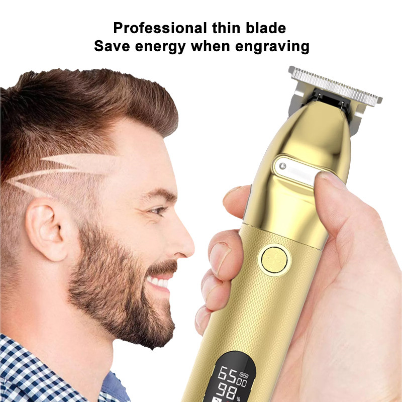 Convenient Gold Cutting Tools Men Professional Electric Trimmer Rechargeable