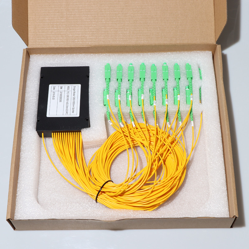 2.0mm 3.0mm ABS Box G657A1 Fiber Optic Cable Splitter