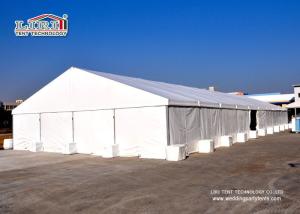Quality White Exhibition Clear Span Tents 50 x 150 m , Glass Wedding Tent wholesale