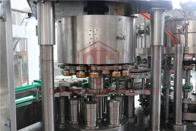 High Speed Beverage Can Filling Machine Soda Water Cup Filling And Sealing