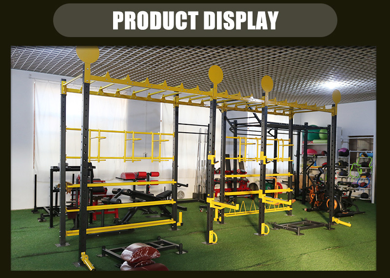 Adjustable Height Power Weightlifting Squat Stand Rack Cross Fit Training for Home or Gym